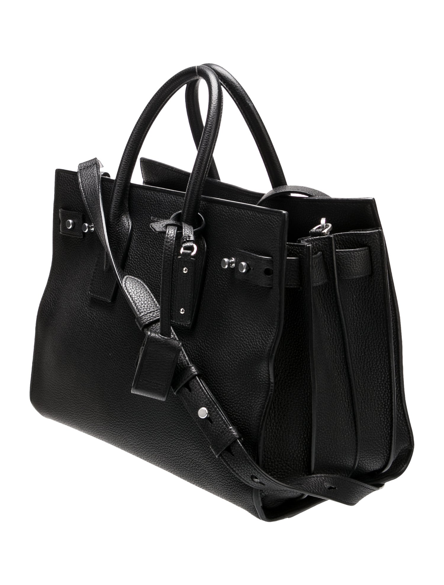 Saint Laurent Leather Sac De Jour